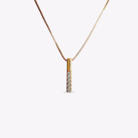 Bar Gold Necklace