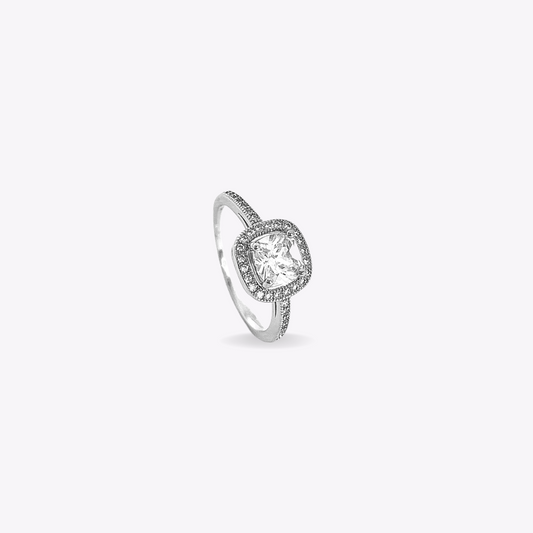 Square Halo Ring