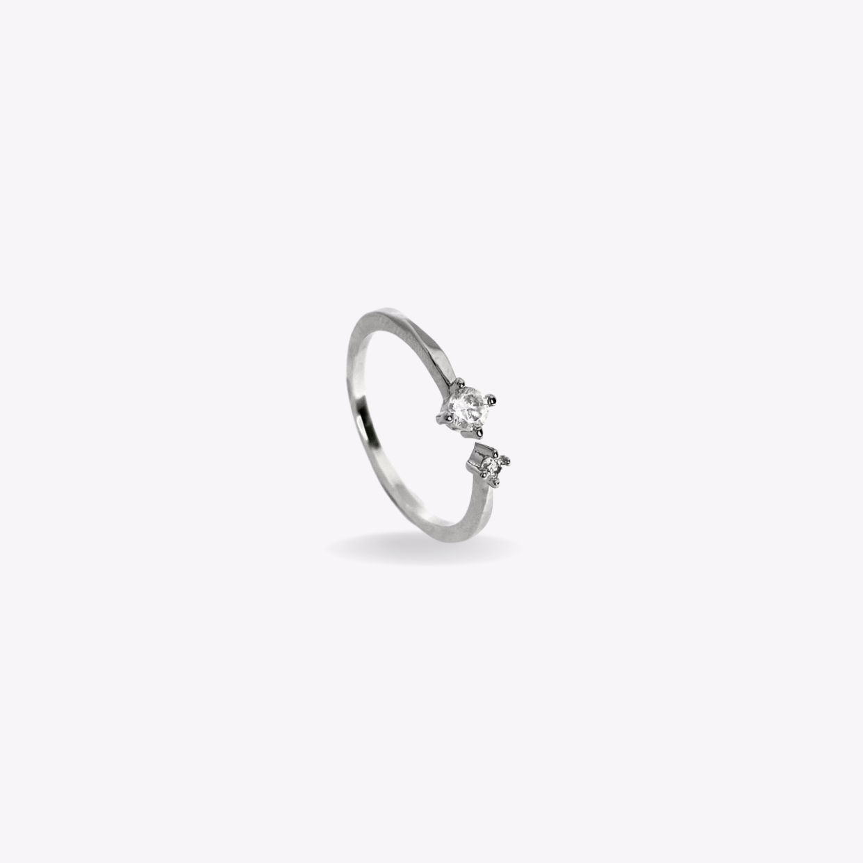 Two-Stone Open Ring