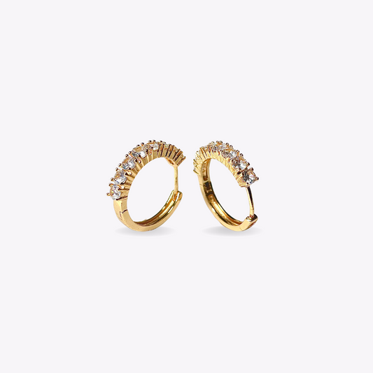 Radiant Gold Hoops