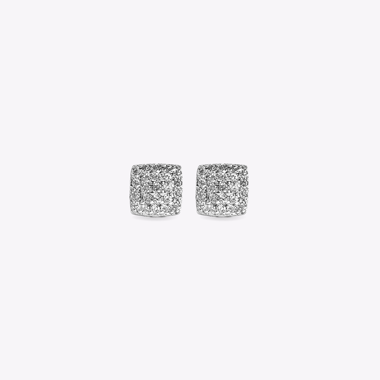 Square Pave Studs