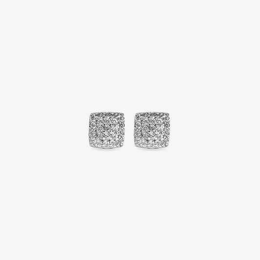 Square Pave Studs