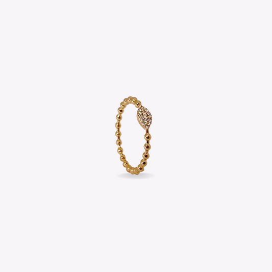 Bubble Gold Ring