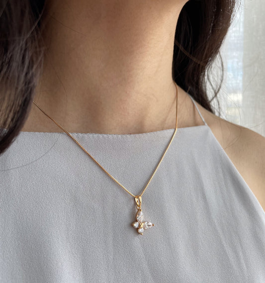 Butterfly Gold Necklace