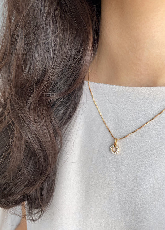 Circle Gold Necklace