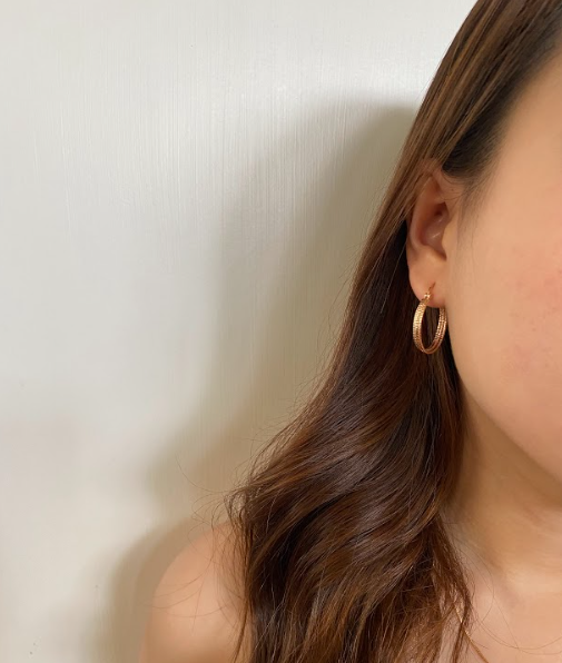 Glamorous Triple Hoops