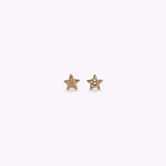 Shining Star Gold Studs