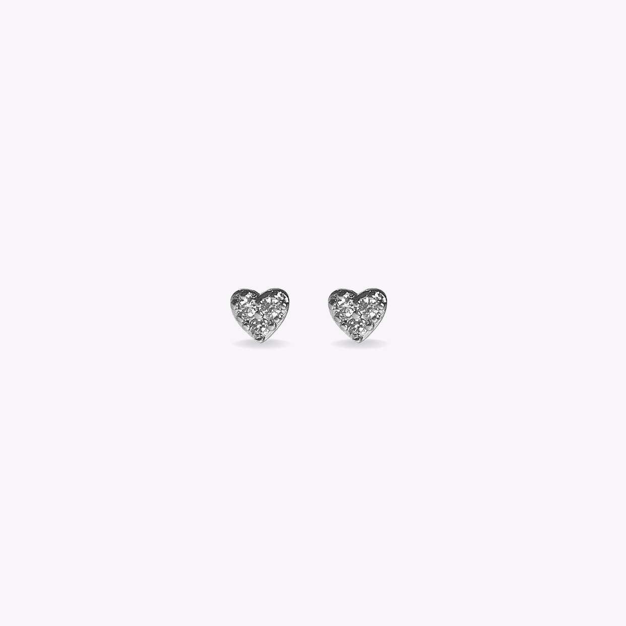 Twinkling Heart Studs