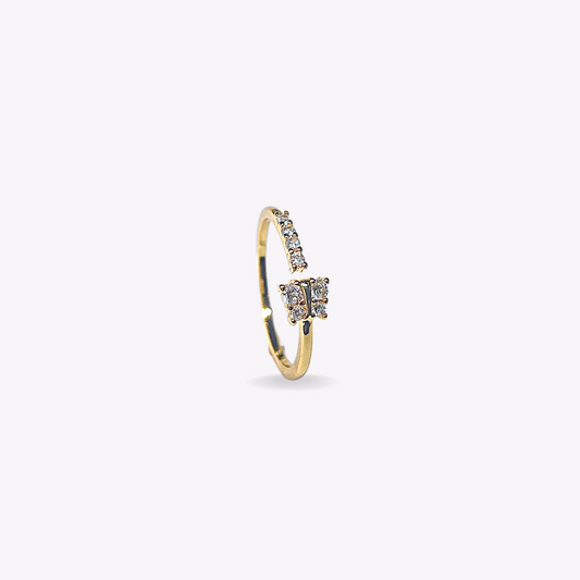 Open Butterfly Gold Ring