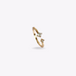 Two-Stone Open Gold Ring