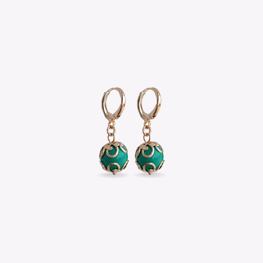 Turquoise Bohemian Dangle Earrings