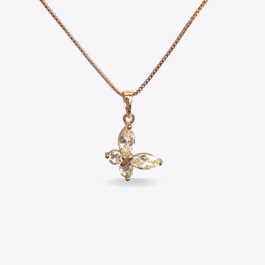Butterfly Gold Necklace