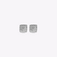 Square Pave Studs