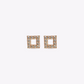 Square Gold Studs