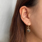Black Bohemian Dangle Earrings