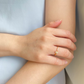 Open Butterfly Gold Ring