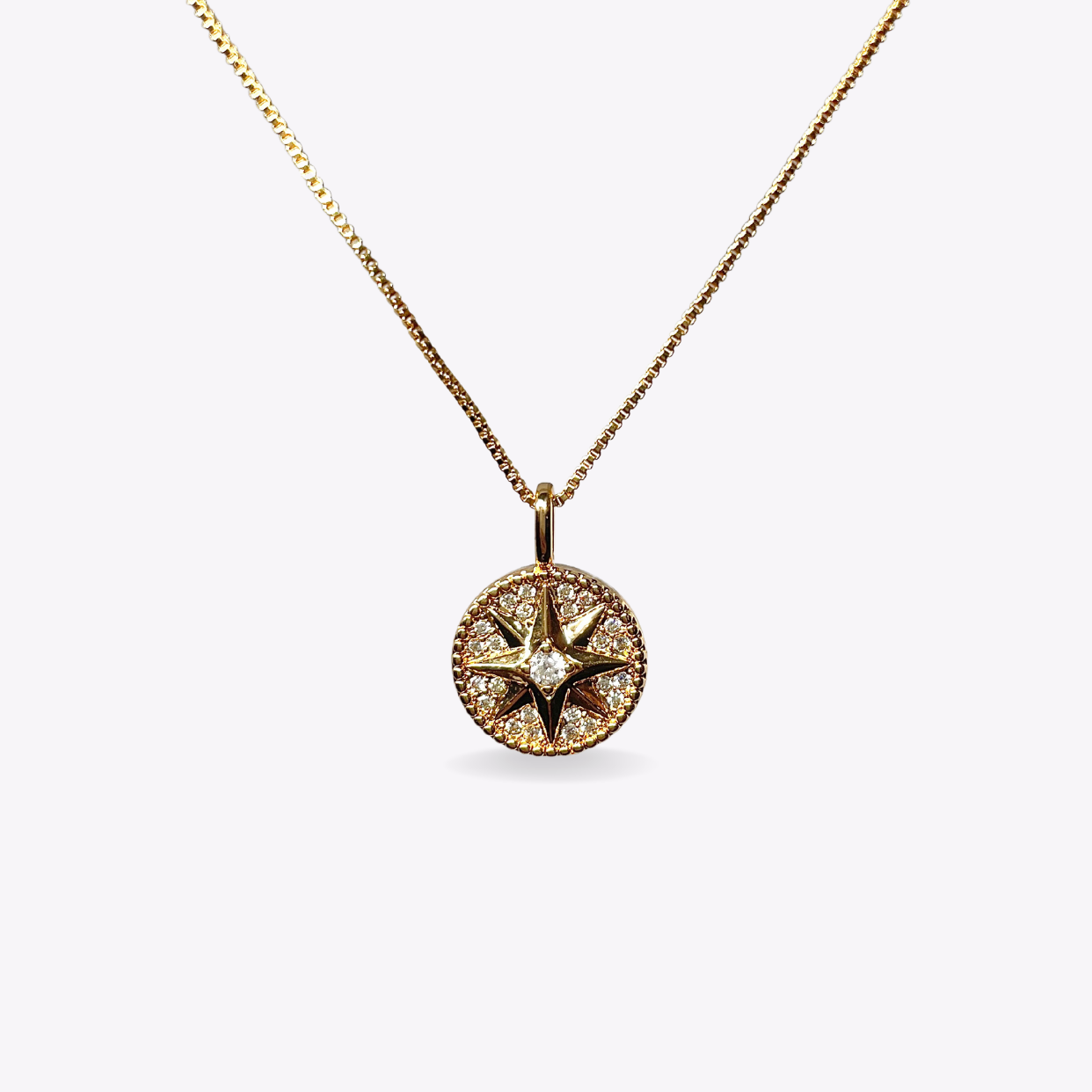 Bright Compass Necklace